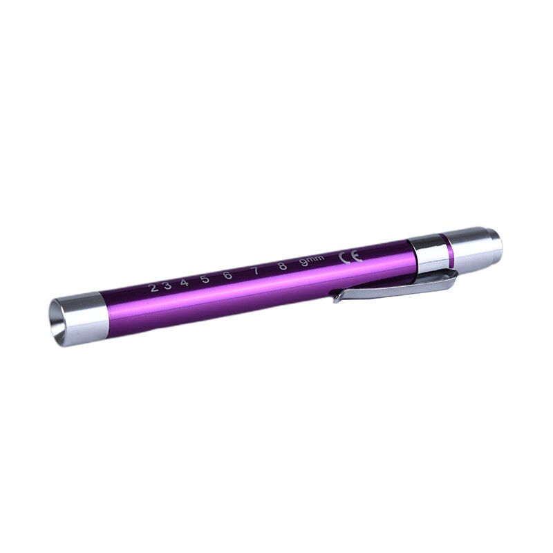 Tragbare LED Taschenlampe Arbeit Licht Medizinische Erste Hilfe Stift Licht Taschenlampe Lampe Mit Schüler Messgerät Messungen Doktor Krankenschwester diagnostizieren: PP