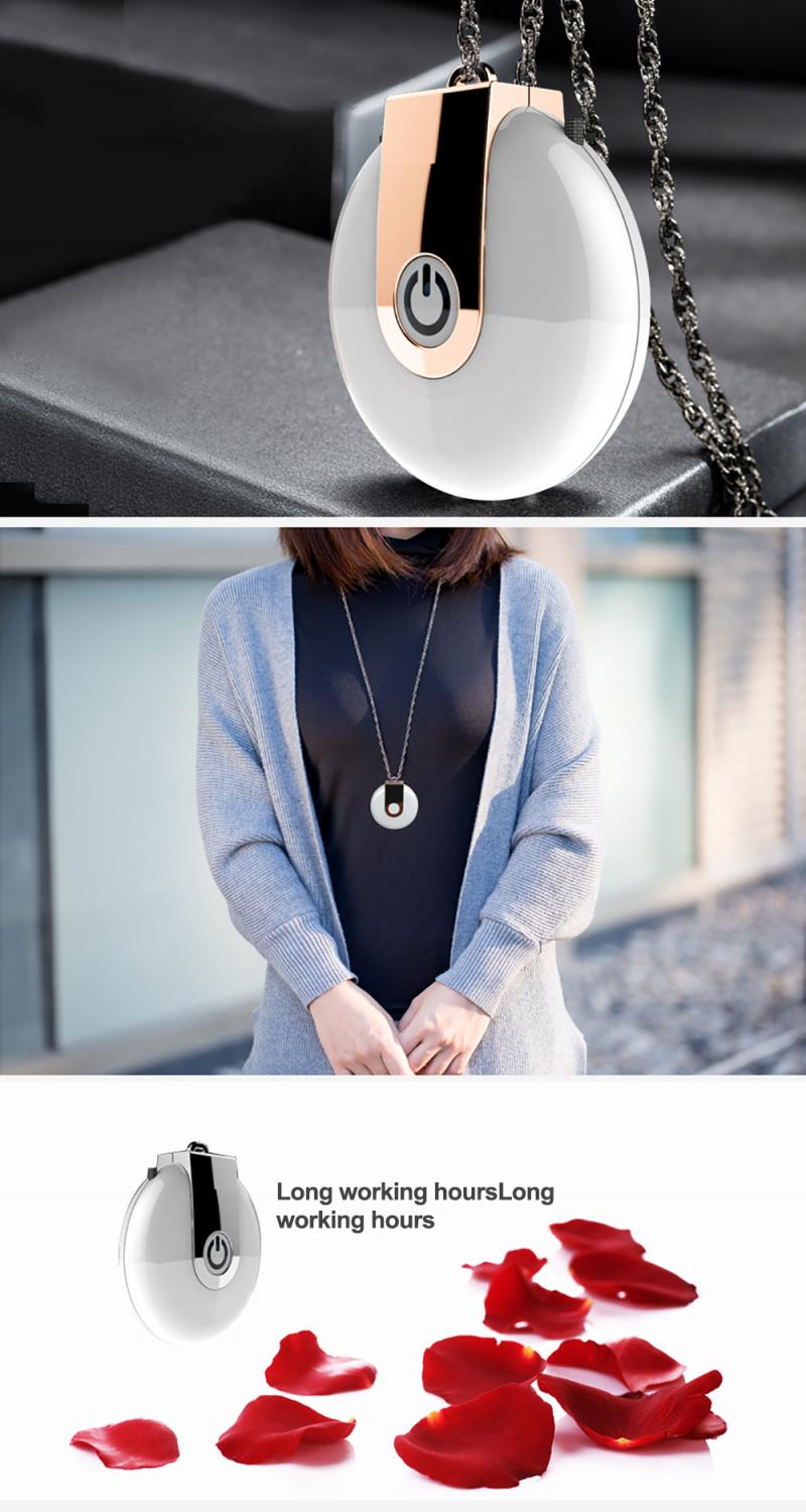 Air Purifier Portable Negative Ion Necklace Air Purifier Portable Car Household O Radiation Low Noise Wearable Effective