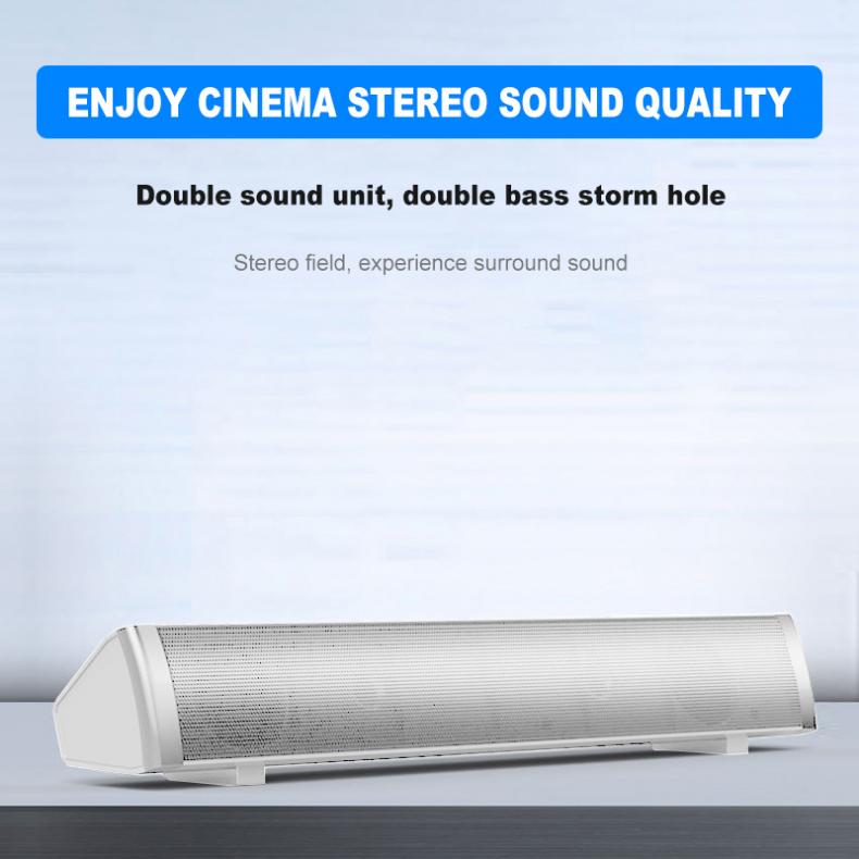 Sada V-105 Soundbars Luidspreker Mobiele Telefoon Computer Universele Mini Strip Speaker Met 2 Luidsprekers Eenheden En Stereo Surround Sound