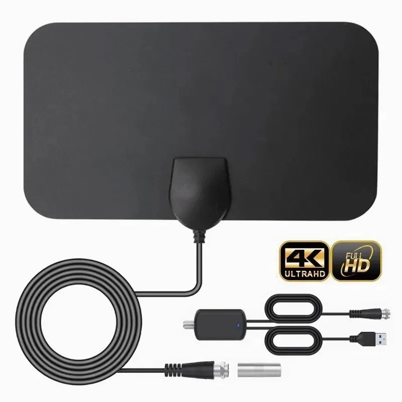 Indoor Digital TV Antenna Signal Amplifier ATSC DTMB Reception Film Antenna High Sensitivity Clear Picture