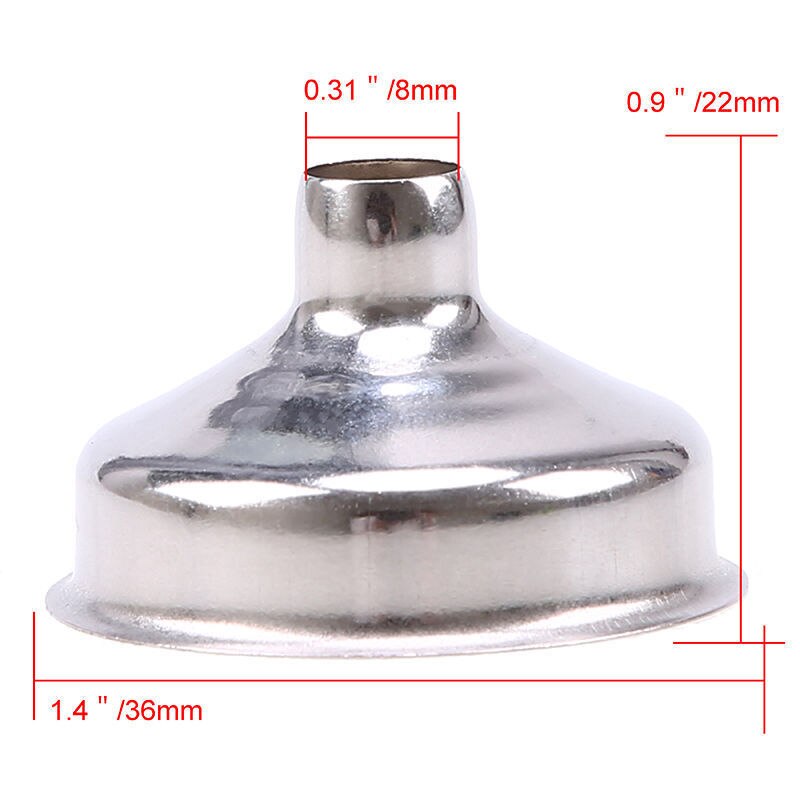 Stainless Steel Hip Flask Liquor Whiskey Alcohol Pocket Wine Bottle 7 8 10 oz: funnel