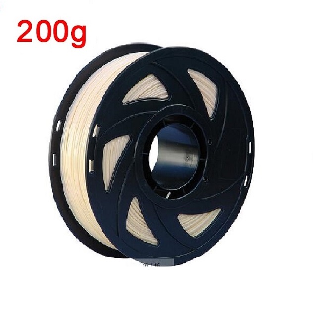 Filamento flessibile TPU 1,75 mm 200 g Filamento traslucido TPU Materiale di stampa 3D Filamento che si illumina al buio Filamento arcobaleno Blu: verde