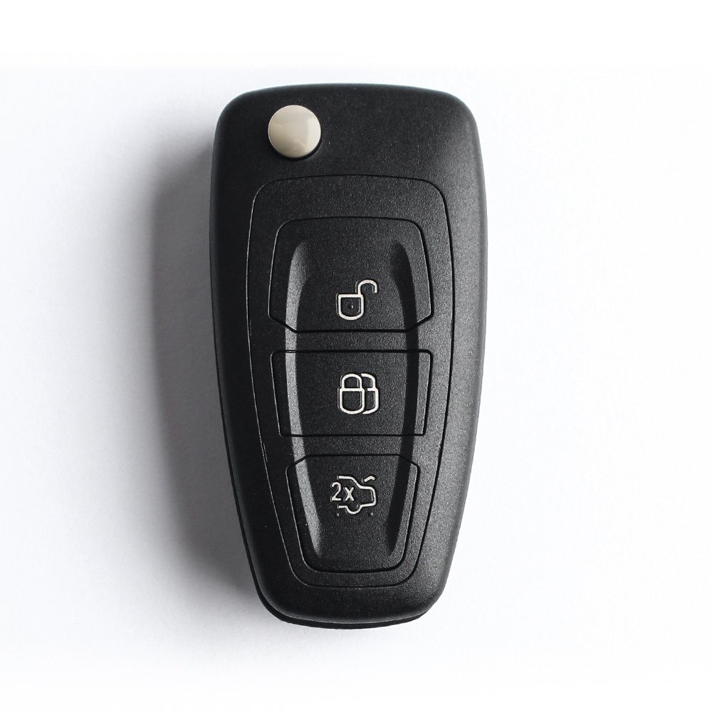 KEYYOU Modified Flip Folding Remote Key Shell For Ford Focus 3 Fiesta connect mondeo c max Fob 3 Buttons Smart Key Case: Original Key