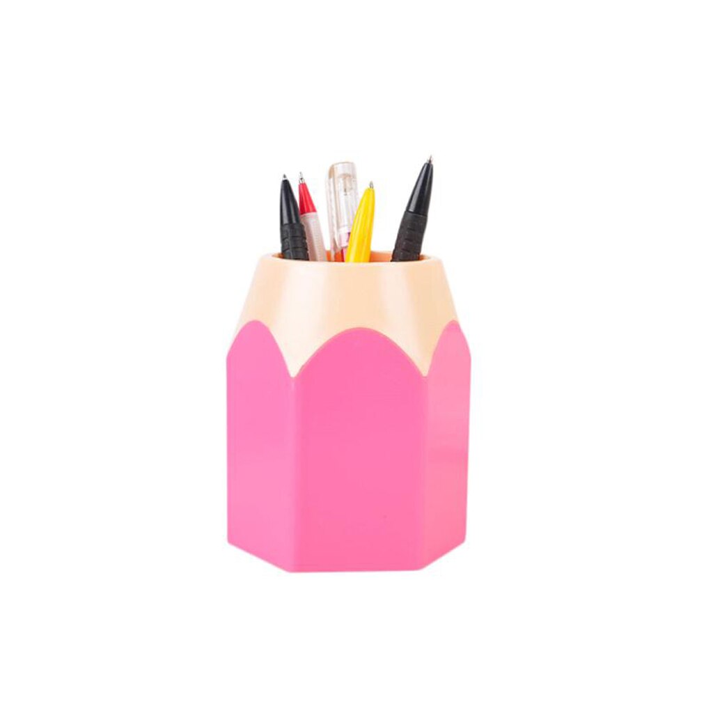 desk pencil case multifunctional makeup brush storage Desk pencil holder rack office pencil case pot Pencil jar