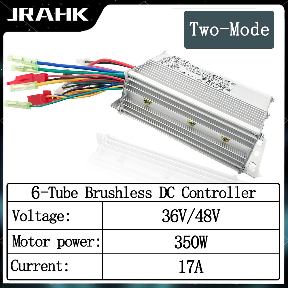 Jrahk Elektrische Scooter Controller 36V 48V 350W Borstelloze Dc Motor Speed E-Bike Voor Fietsen Accessoires