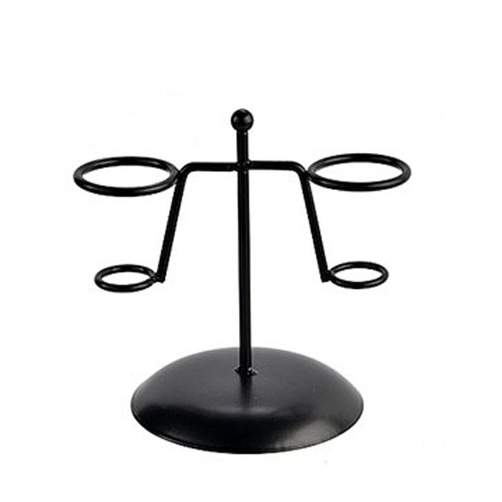 High Iron Ice Cream Holder Display Rack Ice Cream Sweet Cone Holder Sweet Cone Sundae Dessert Stand Kitchen: light yellow