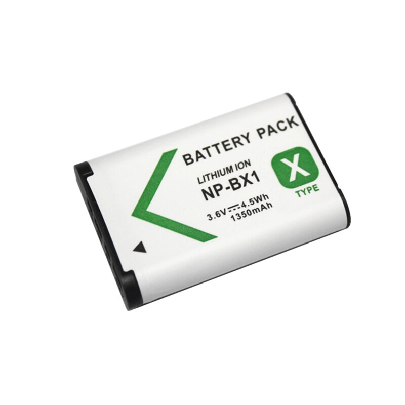 5Pcs 3.6V NP-BX1 Np Bx1 Batterij + 3 Slots Lader Voor Sony DSC-RX100 DSC-WX500 Iv HX300 WX300 HDR-AS15 x3000R MV1 AS30V HDR-A300: 1pcs