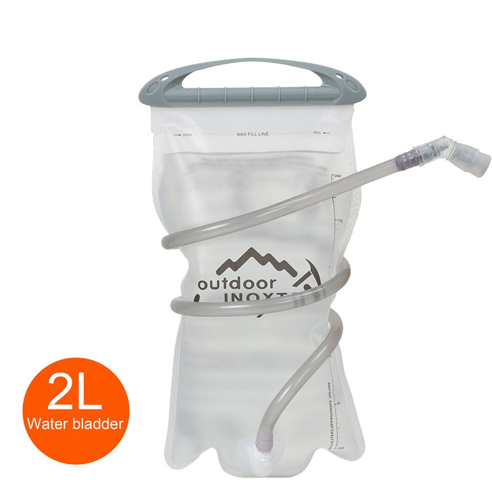 Water Bag 1.5L 2L Water Reservoir Hydration Pack Waterzak Tas Opbergtas Bpa Gratis Trail Running Hydratatie Vest Rugzak: 2L