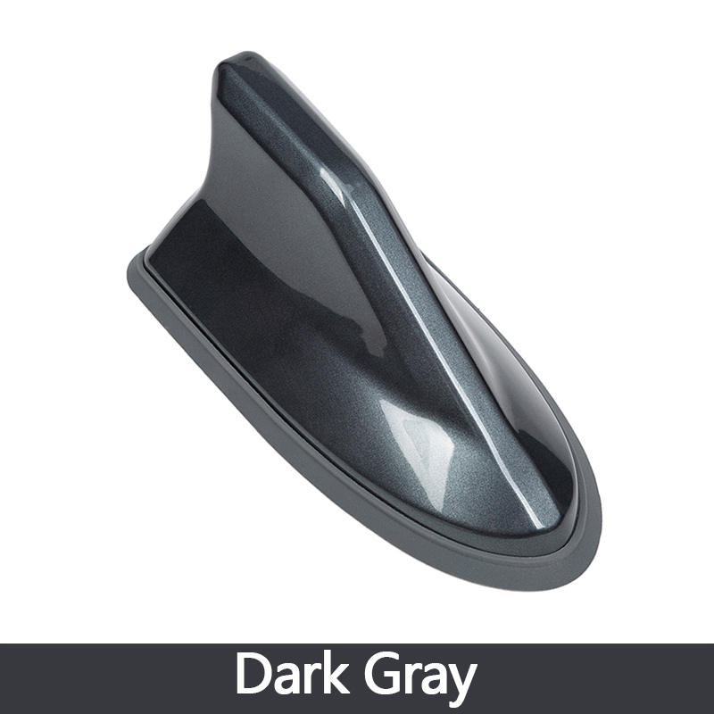 For Nissan Qashqai X-Trail X Trail J10 J11 T31 T32 Car Waterproof Shark Fin Roof Antenna Radio Signal Aerials Exterior Parts: Dark Gray