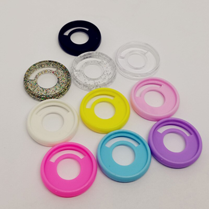 Anneau de reliure en plastique multifonction, 20 pièces, 28mm, trou rond, peut transporter un disque de reliure pour stylo, fournitures de reliure pour ordinateur portable à feuilles mobiles