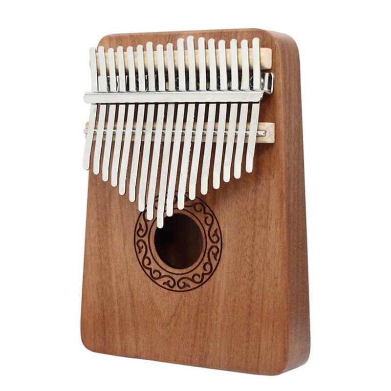 Kalimba-Piano de pulgar de 17 teclas de caoba Mbira, instrumentos musicales de cuerpo de la mejor , Kalimba, con libro de aprendizaje, martillo de afinación
