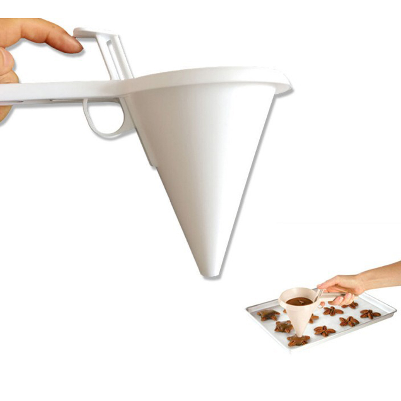 Adjustable Chocolate Funnel Baking Decorating Tools Chocolate Pastry Batter Dispenser Cookie Cupcake Pancake Muffin Baking Tools