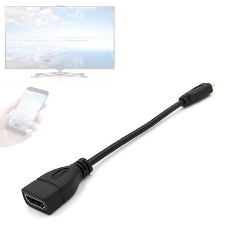 micro hdmi to hdmi male to female small to large conversion HD HD line cable D-TYPE line 3D4K V5U8