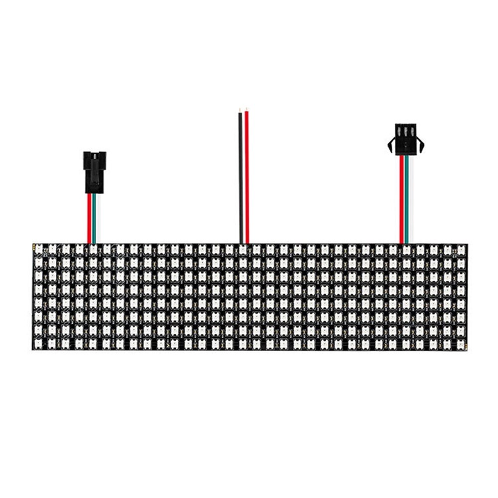 WS2812b 8x32 16x16 8x8 Pixels 256Led Flexible Mini Led Matrix Digital Individually Addressable Led Module Panel Flexible: 8X32 Pixels