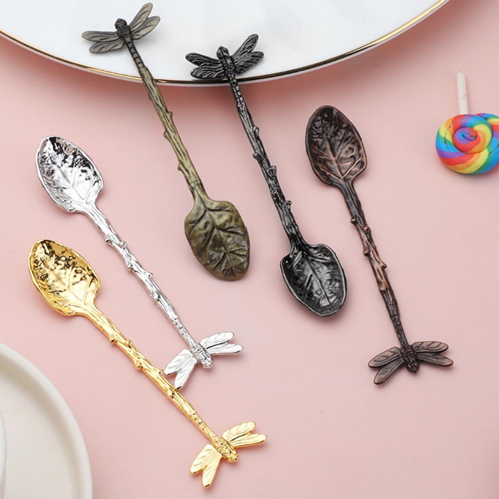 Durable Tea Spoon Portable Safe Wide Usage Mini Coffee Milk Exquisite Spoon