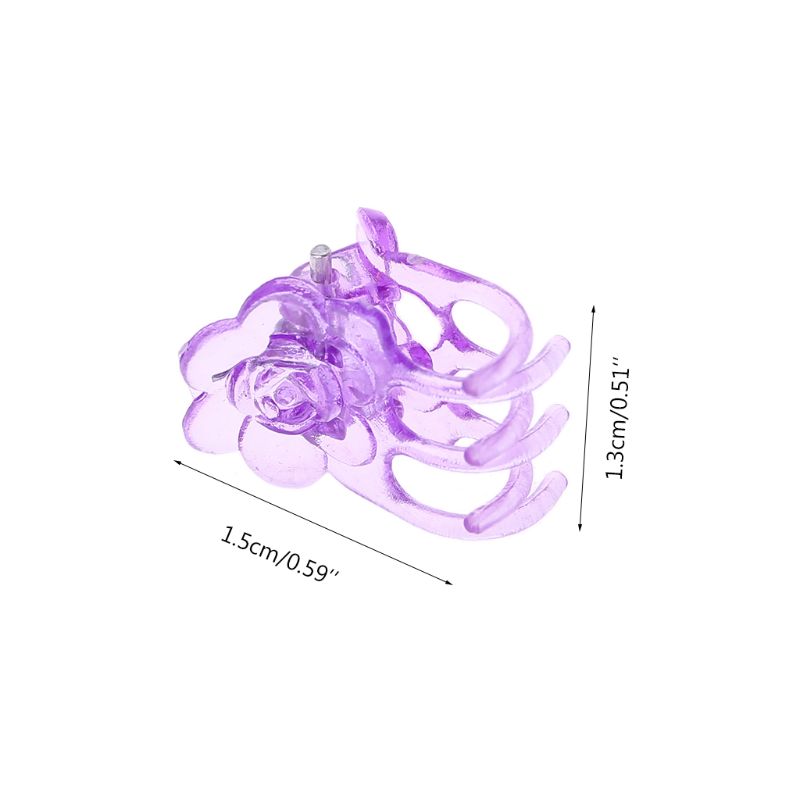 60 stk plast plante feste klips orkide klips hage støtte klips orkide dyrker blomster frukt vintreet støtte  h7ed