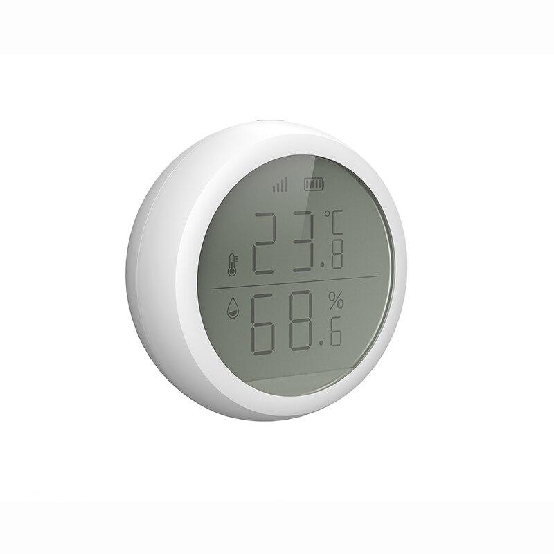 Tuya ZigBee Smart Home Temperature And Humidity Sensor With LED Screen Smart Temperature Sensor Works With Tuya Zigbee Hub