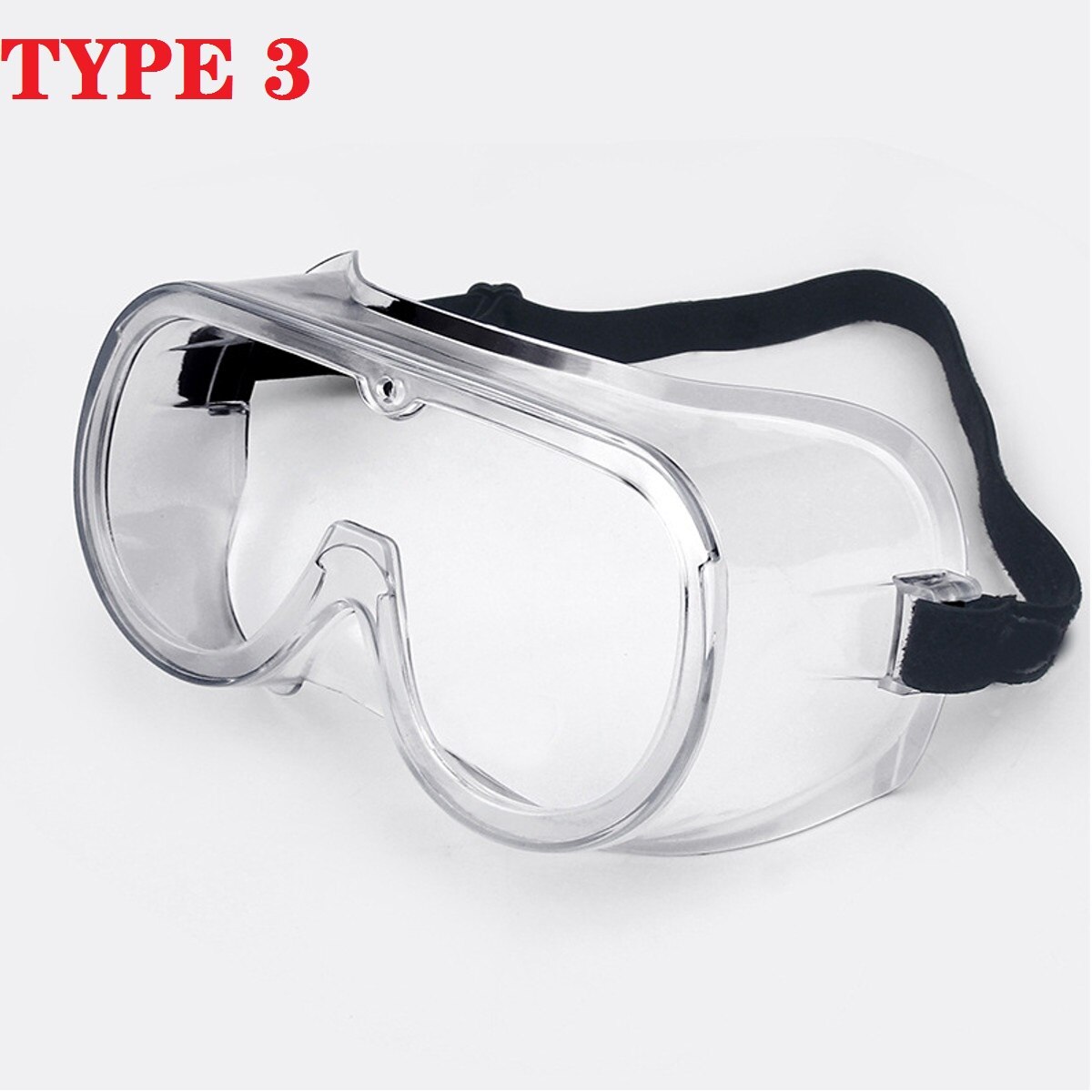 Gafas transparentes, gafas de seguridad antisalpicaduras, lentes resistentes a los impactos, gafas de seguridad para el hogar, Carpente, protección de Ojos de dentista: Type 3