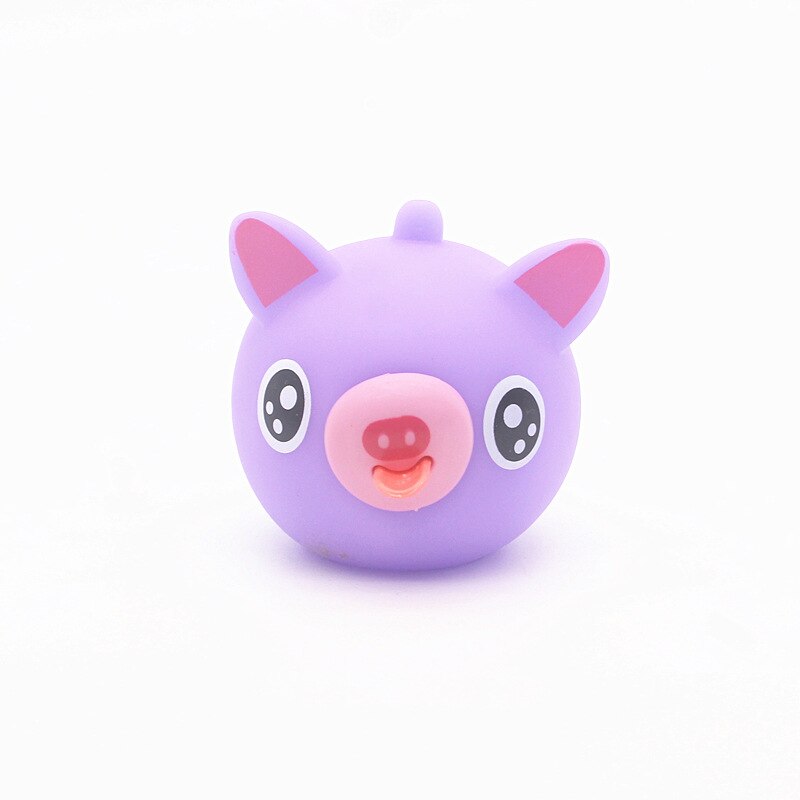 Parlare Animale Jabber Piercing Sulla Lingua Fuori Alleviare Lo Stress Giocattoli Creativi Giocattoli di Distensione della tensione Per I Bambini Adulti: 6x6x5.5cm Purple