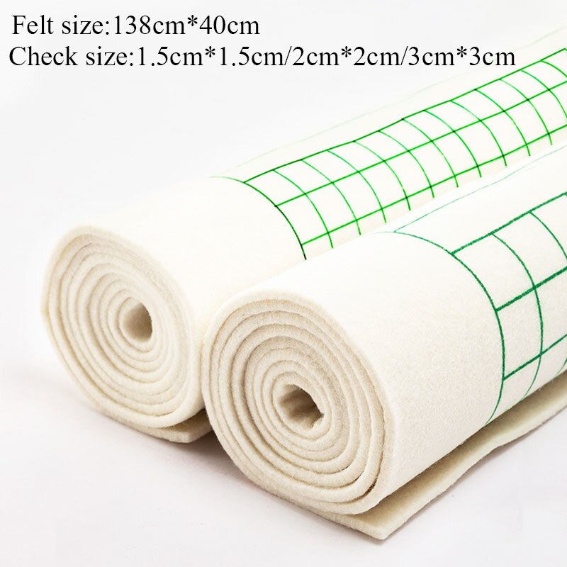 138*40Cm, chinese Kalligrafie Vilt Pad Check Schilderen Mat Inkt Absorber Kalligrafie Absorberende Mat Noodzakelijk Chinese Schrijven Gereedschap