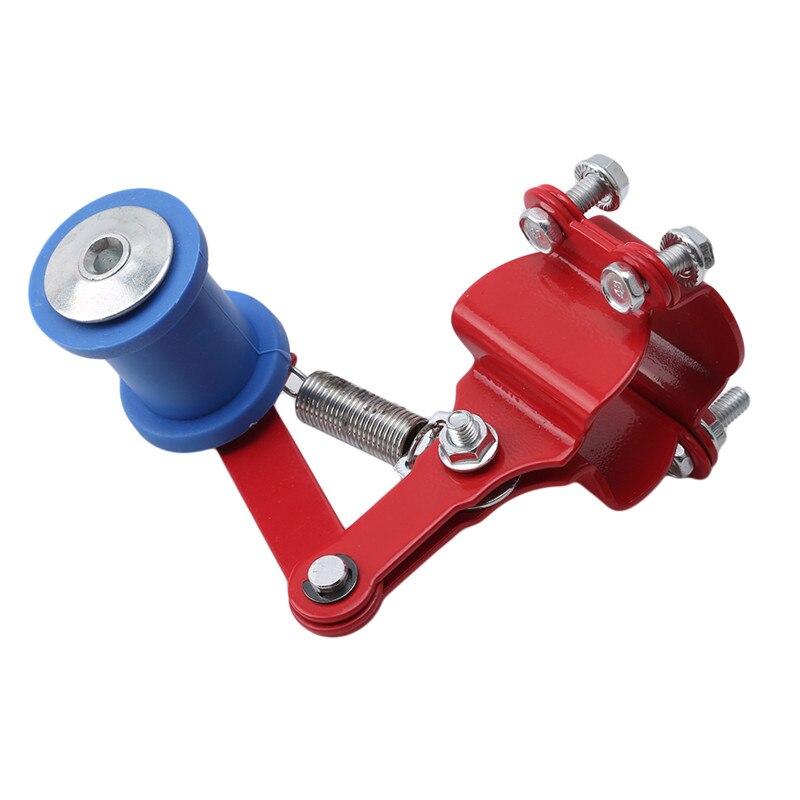 Tensor de cadena para motocicleta Universal de aluminio, herramientas de rodillo Ajustador, accesorios modificados para Motocross, ATV