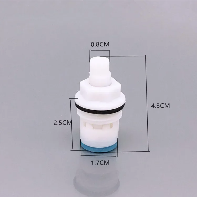 Recambio de grifo de cerámica para cocina y baño, válvula mezcladora, cartuchos de agua, accesorios de repuesto, 1 unidad: YELLOW