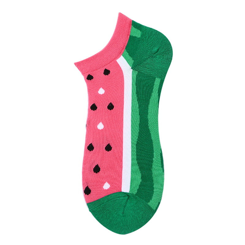 40 Style Colorful Short Socks Men Cotton Novelty Oil Painting Animals Food Avocado Casual Funny Ankle Sox: Dark purple