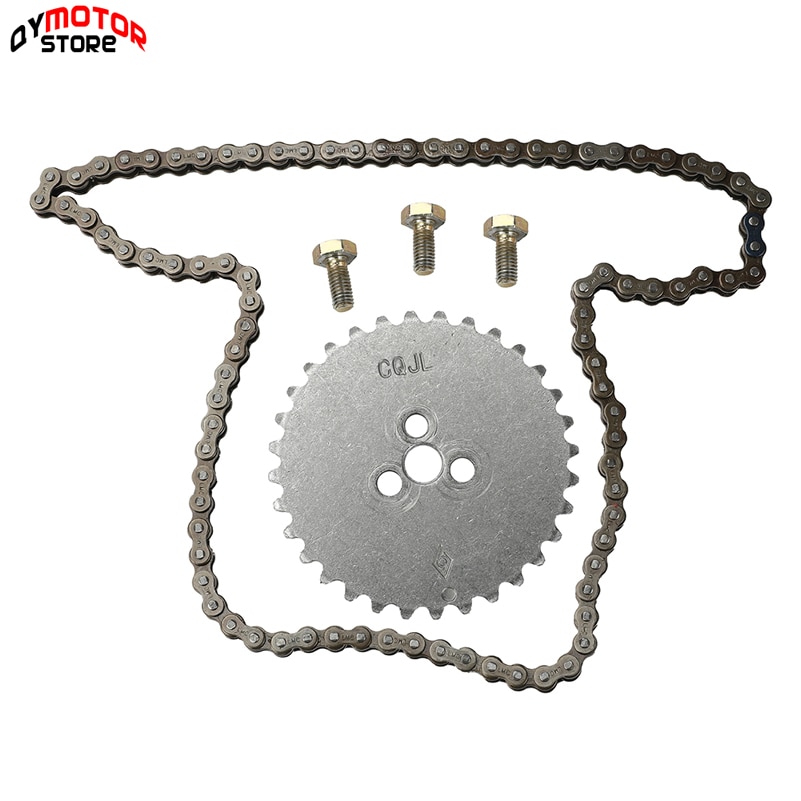 YX140 Timing Chain Timing Gear Sprocket Kit For YinXiang 140cc YX 140 1P56FMJ Horizontal Engine Dirt Pit Bike