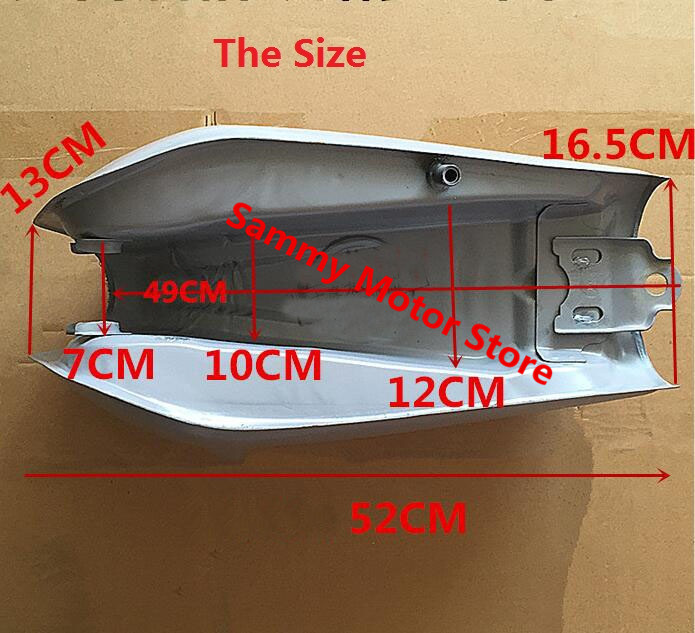 CG125 XF125 Bare Steel Gas Petrol Motorcycle Fuel Tank