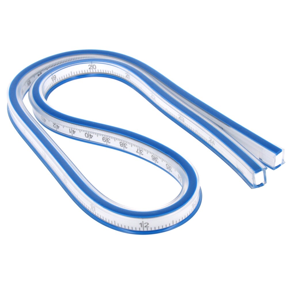 Utoolmart 1PC Measuring tool measuring tape measure soft metal tape Multi-Function measure 30/50/60cm Flexible Curve Ruler