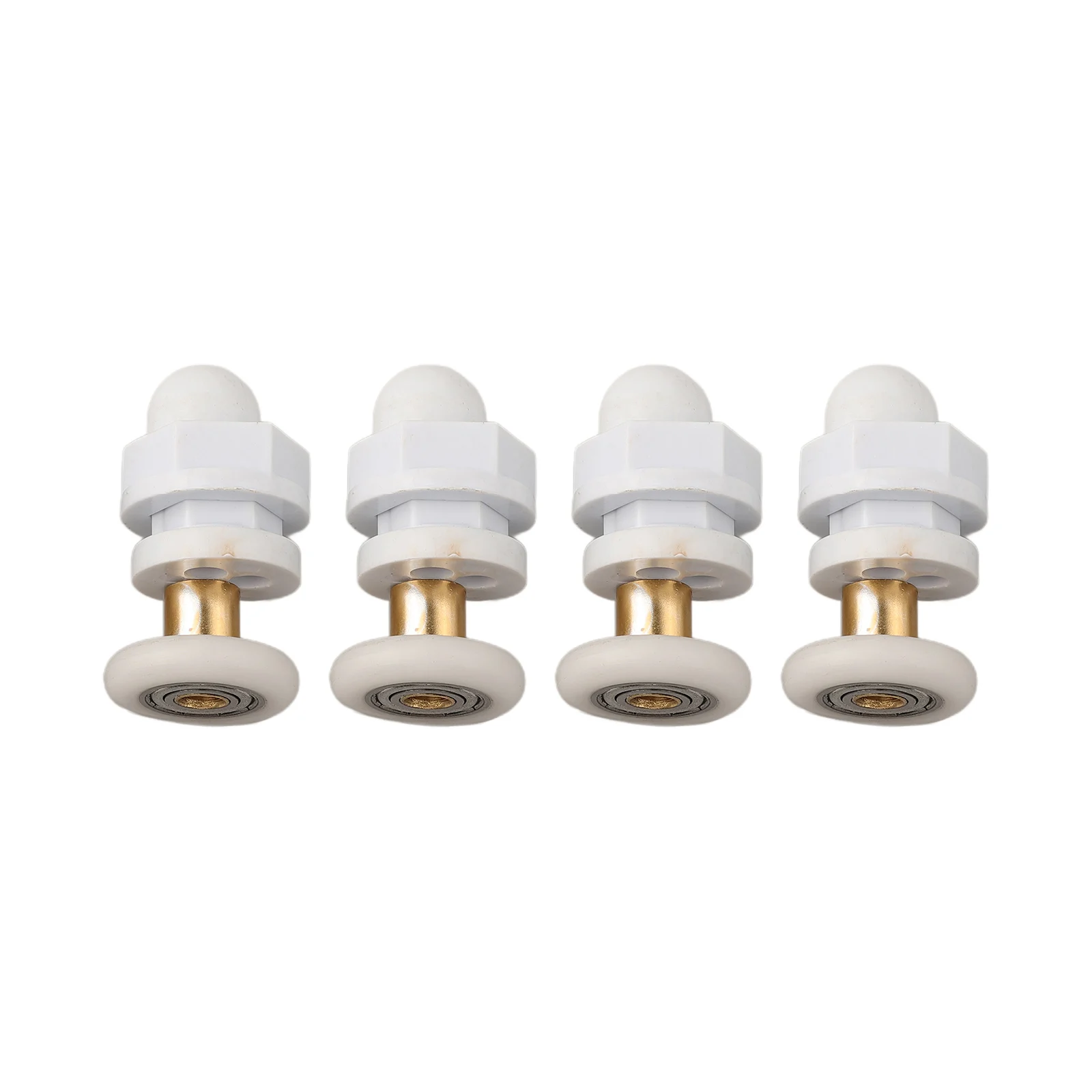 4er-Pack Duschtürrollen Hochwertige Rollen 19 mm/23 mm/25 mm/27 mm/29 mm Ersatzräder für Glasschiebetüren
