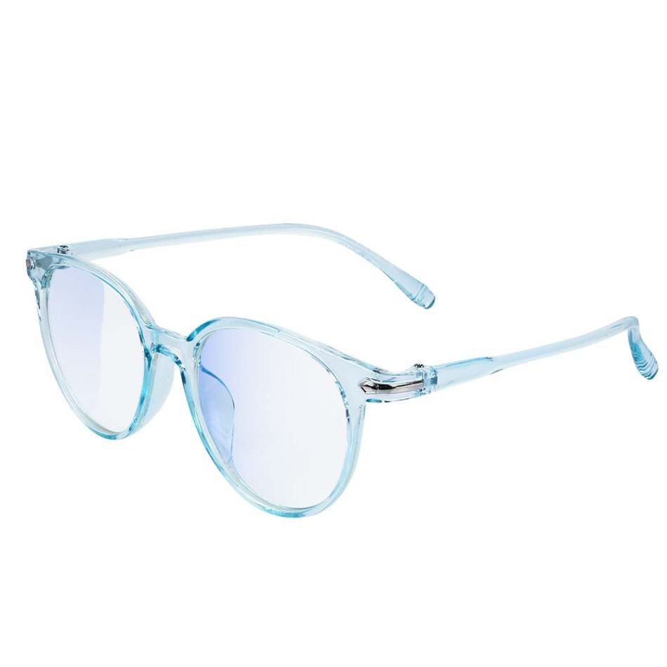 1Pcs Anti Blue Ray UV Eyeglasses Blue Light Glasses Computer Glasses Goggles Transparent Eyewear Frames Women Men: Blue