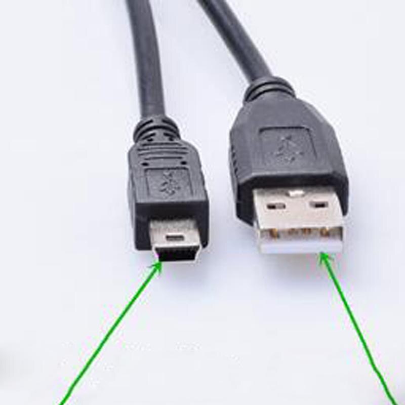 Car Charging 3M USB Cable for Car DVR Camera HUD 2Pcs
