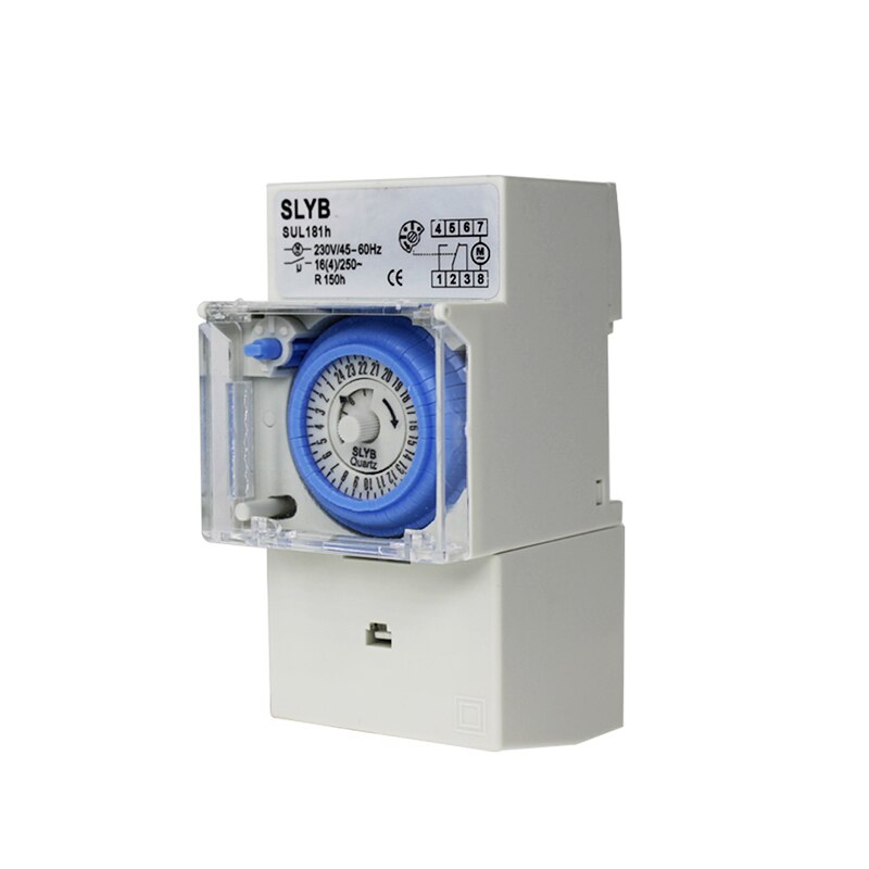 24Hour Auto Off Types Of 220v Analog Mechanical Weekly Time Control Switch SUL181H Timer with Battery
