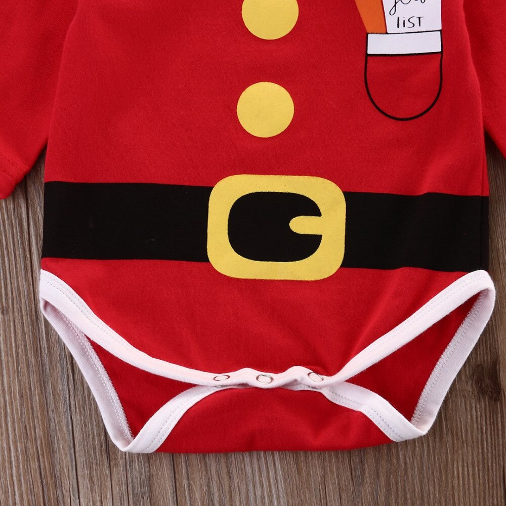 Infantil meninos meninas dos desenhos animados imprimir roupas bebê recém-nascido natal bodysuits festa de manga longa macacões para crianças