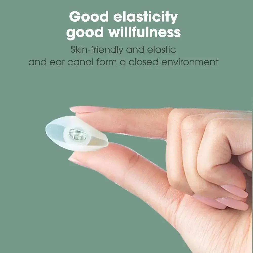 1-4 Pairs Silicone Ear Tip Cover Replacement Earbud XS/S/M/L Size Silicone Earbud Tips Covers for AirPods Pro 1st 2nd generation