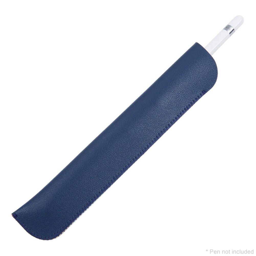 Til æble penalhus stylus touch pen opbevaringstaske cover cover beskytter til samsung til æble blyant: Blå