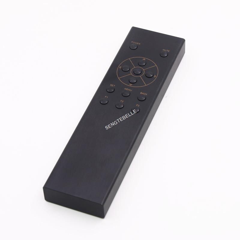 Full Aluminum Shell Infrared Learning Universal Remote Controller Hifi Audio Remote: Black