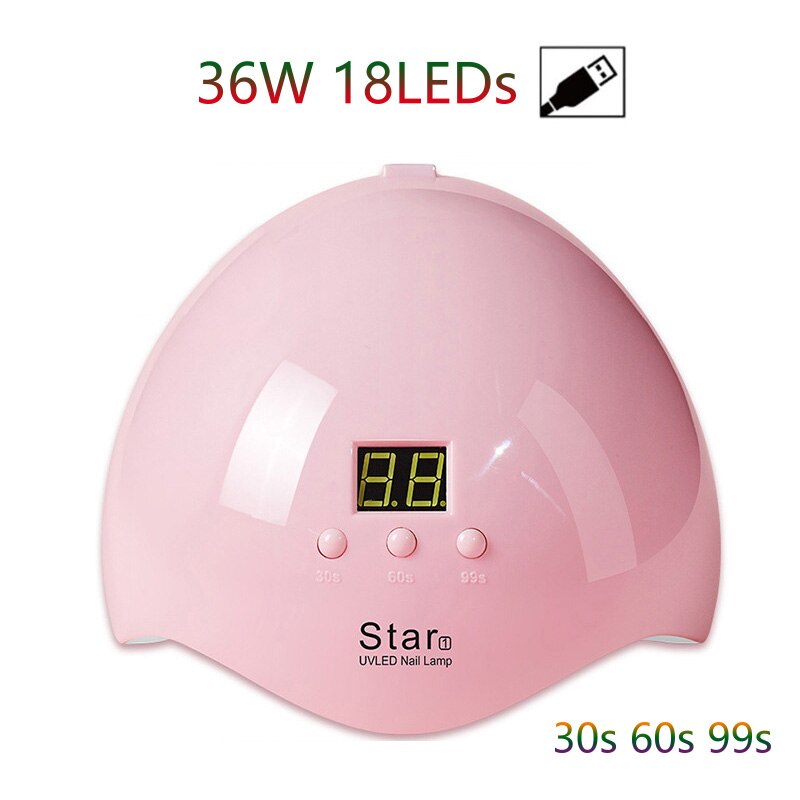 120W SUN X5 Max UV LED Nail Lamp Nail Dryer 57 LEDs Manicure Quick Drying All Nail Gel Polish 10S 30S 60S 99S Powerful Nail Lamp: Star 1