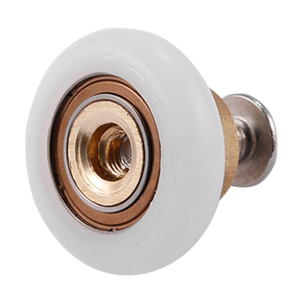 1pc tåliga ersättningsrullar för duschdörrar/löpare/hjul 19mm- hjulsdiameter ersättningsdel