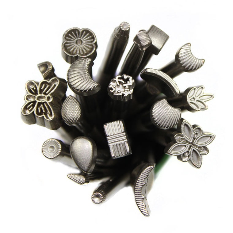 20 Pieces/Set Leather Working Saddle Making Tools Carving Leather Craft Stamps