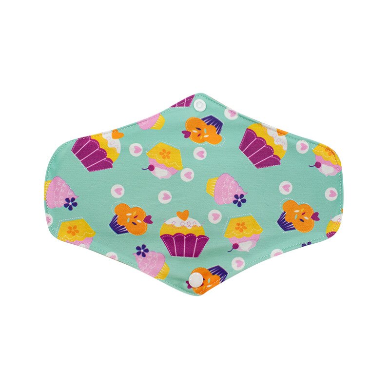 18*25CM Menstruations Pads für Nacht Verwenden frauen feminin higgiene mehrweg menstruations Pad Atmungs Waschbar Tuch Pads: YWS-M04