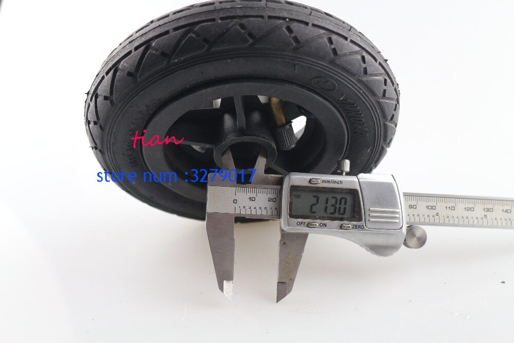 Rueda de inflado para patinete eléctrico, rueda de alto rendimiento de 150MM con cubo y tubo interno, neumático de 6x1, 1/4 y 6 pulgadas