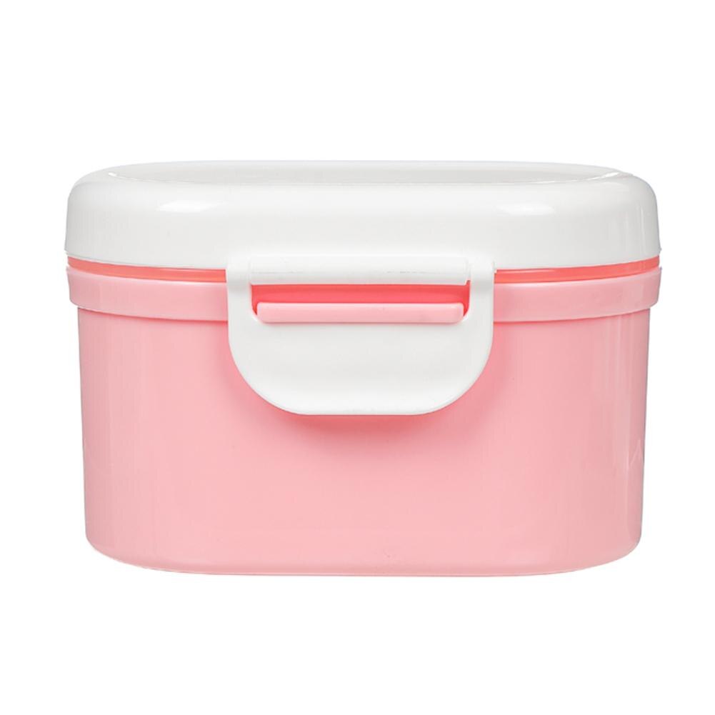 Caja de almacenamiento de alimentos impermeable y a prueba de humedad caja de almacenamiento de alimentos portátil para niños con recipiente para cuchara accesorios de alimentación: B