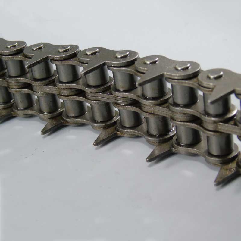 1.5m Length, 08B,10A,12A Standard Double Row Double Side Sharp Top Transmission Duplex Roller Drive Chain