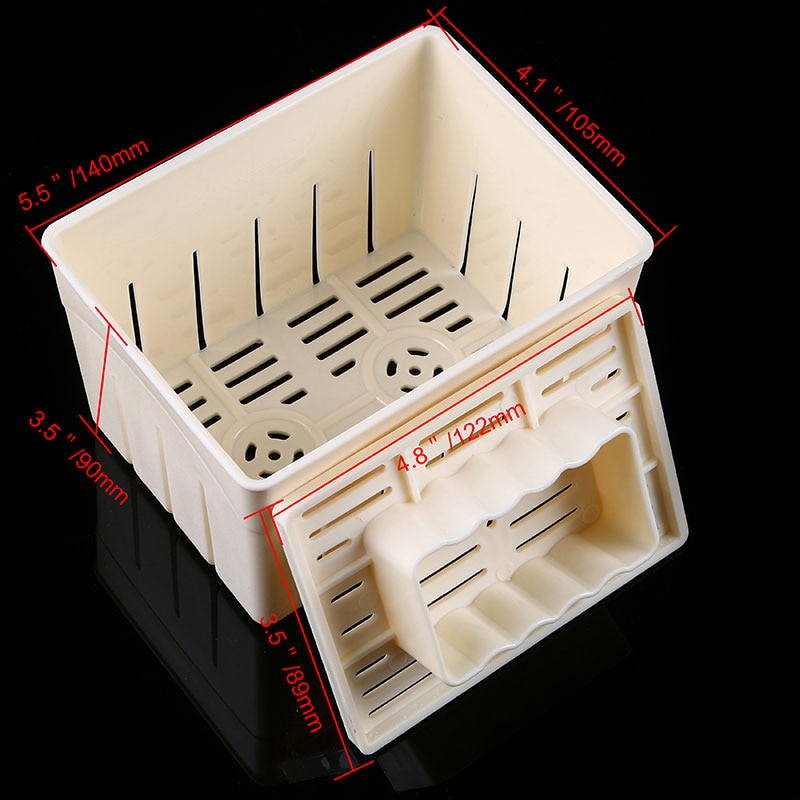 Box DIY DIY Tofu Frame Tofu Maker Tofu Mold with Separator Kitchen Home Ustensile Instrument Cuisine Practical