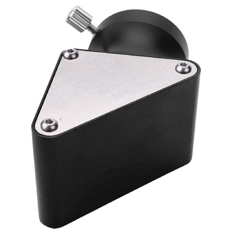 Adaptador Diagonal de 90 grados de 1,25 pulgadas, Prisma de espejo cenital Diagonal para telescopio astronómico, ocular