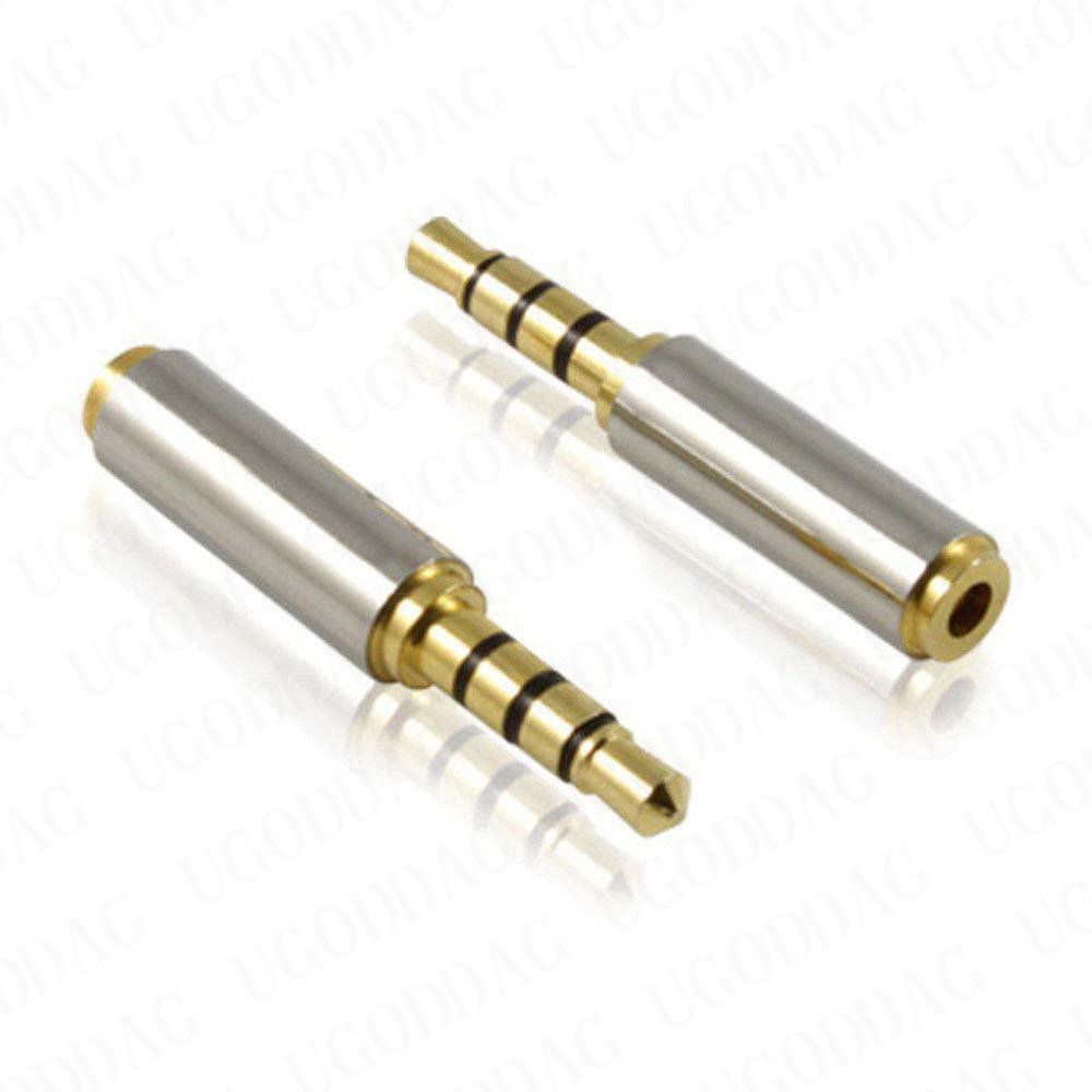 3.5mm to 2.5mm 2.5 mm to 3.5 mm adapter omvandlare stereoljud hörlursuttag