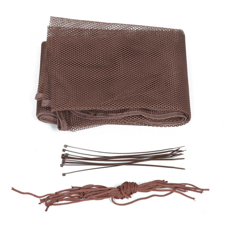 2 Meters Balcony Safety Net Kid Children Pet Stairs Railing Guard Accident Prevention Mesh: Brown