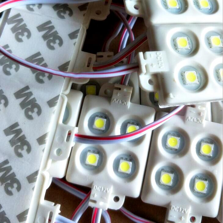 LED Module SMD 5050 4 LED DC12V Waterdicht Advertentie LED Modules Super Heldere Warm Wit Brief Verlichting